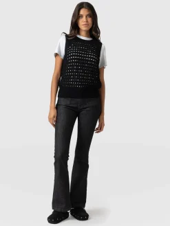 Adler Sleeveless Knit - Black