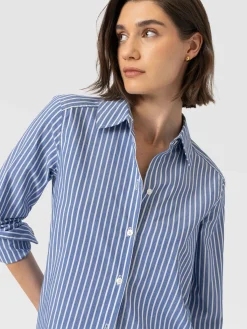 Anneliese Shirt - Blue Stripe