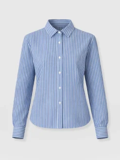 Anneliese Shirt - Blue Stripe