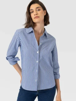 Anneliese Shirt - Blue Stripe
