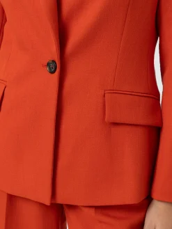 Argent Blazer - Burnt Orange