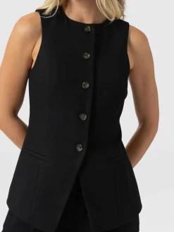 Argent Waistcoat - Black