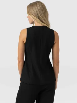 Argent Waistcoat - Black