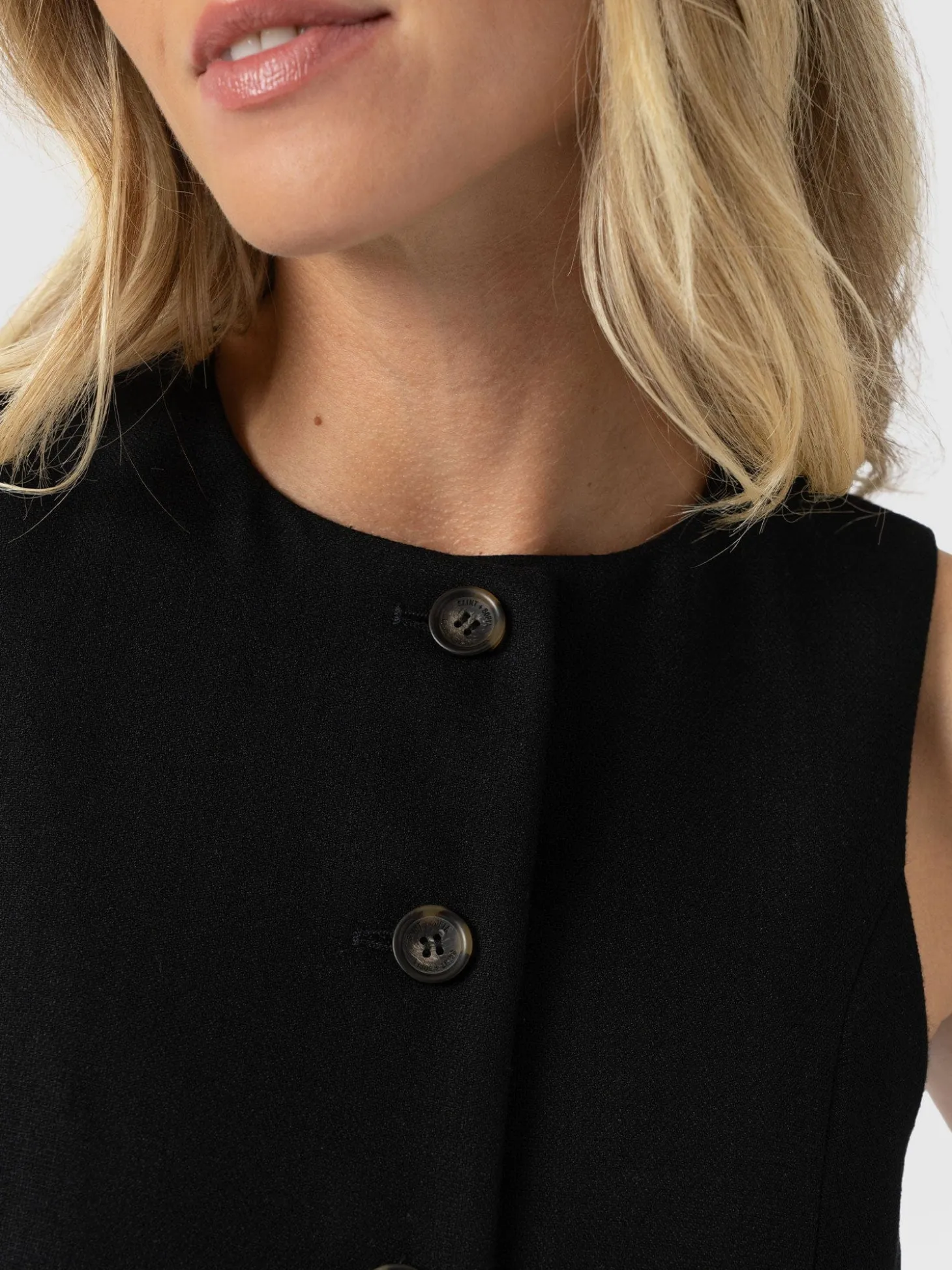 Argent Waistcoat - Black