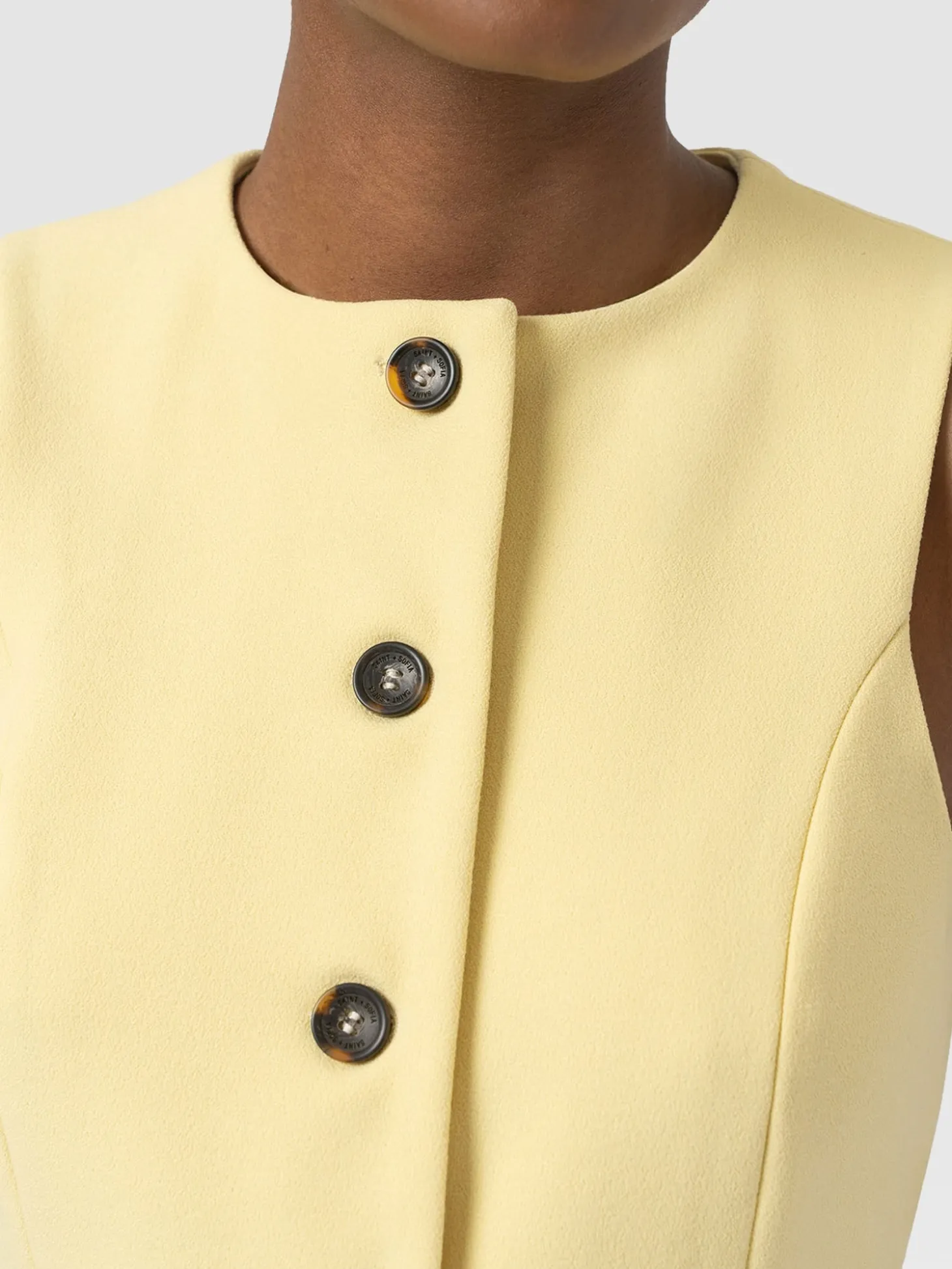 Argent Waistcoat - Butter Yellow