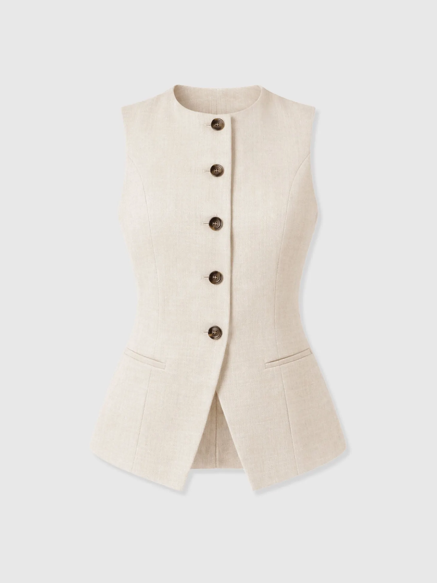 Argent Waistcoat - Cream