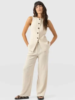 Argent Waistcoat - Cream