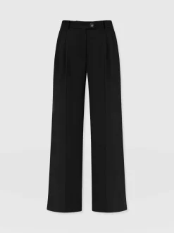 Argent Wide Leg Pant - Black