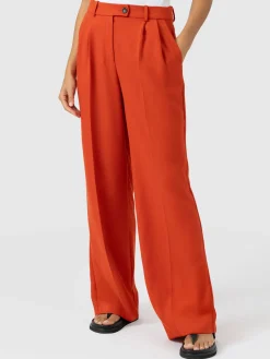 Argent Wide Leg Pant - Burnt Orange