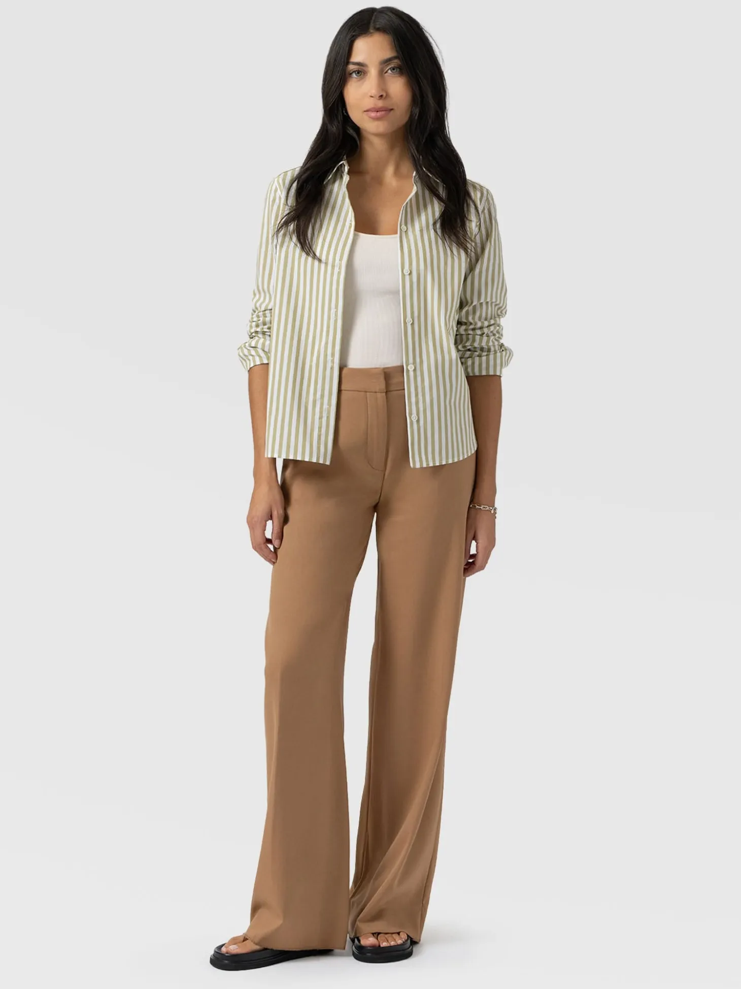 Argent Wide Leg Pant - Camel