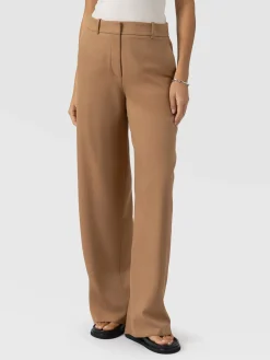 Argent Wide Leg Pant - Camel