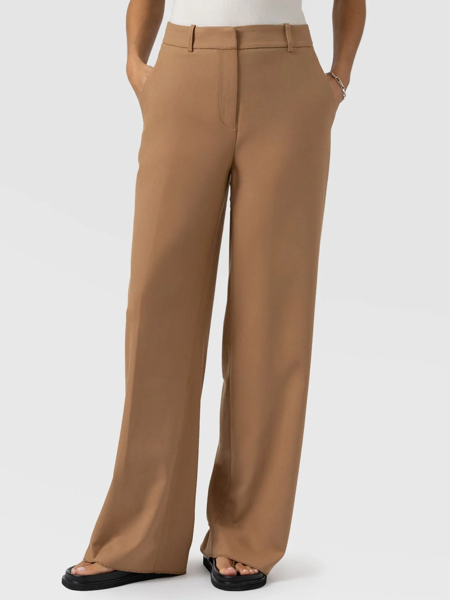 Argent Wide Leg Pant - Camel