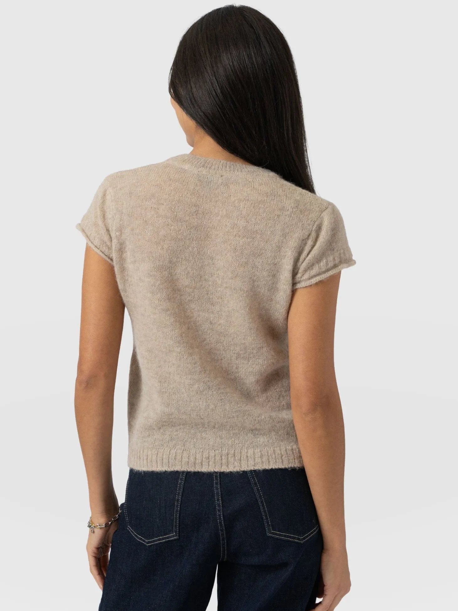 Ariella Baby Tee - Beige