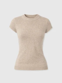 Ariella Baby Tee - Beige