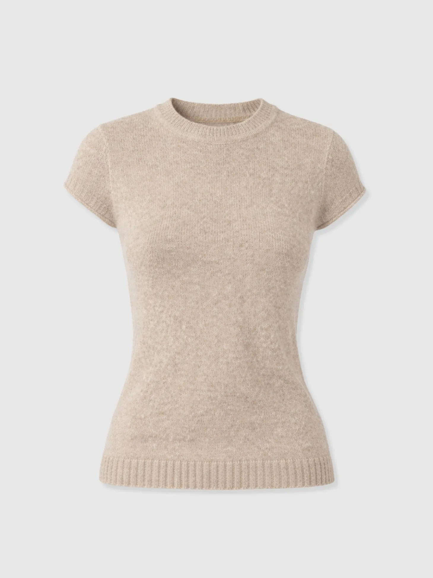 Ariella Baby Tee - Beige