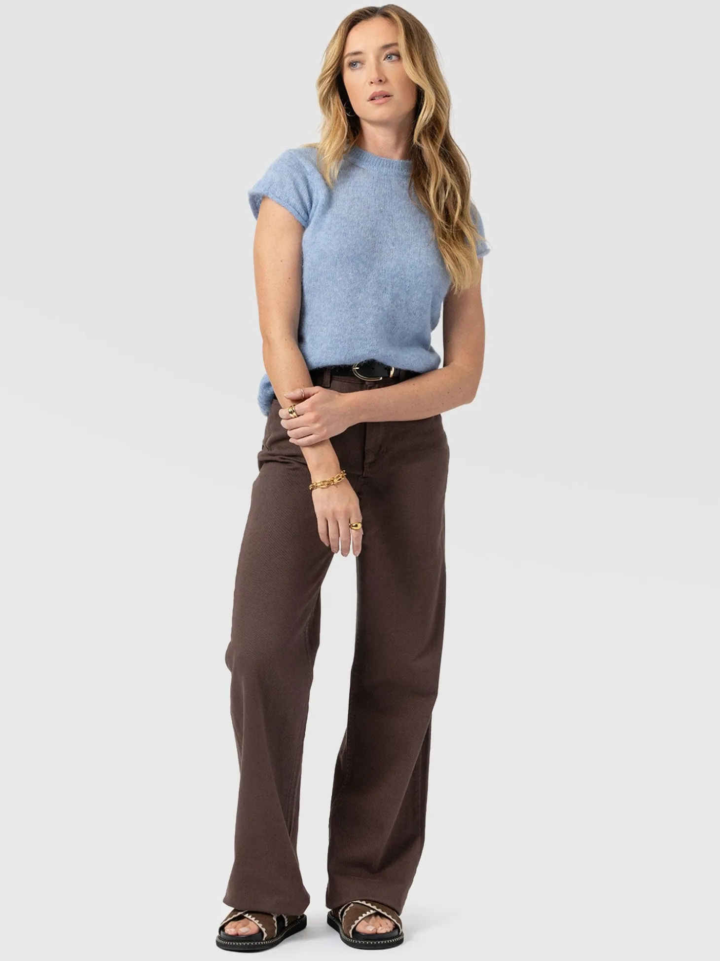 Ariella Baby Tee - Blue