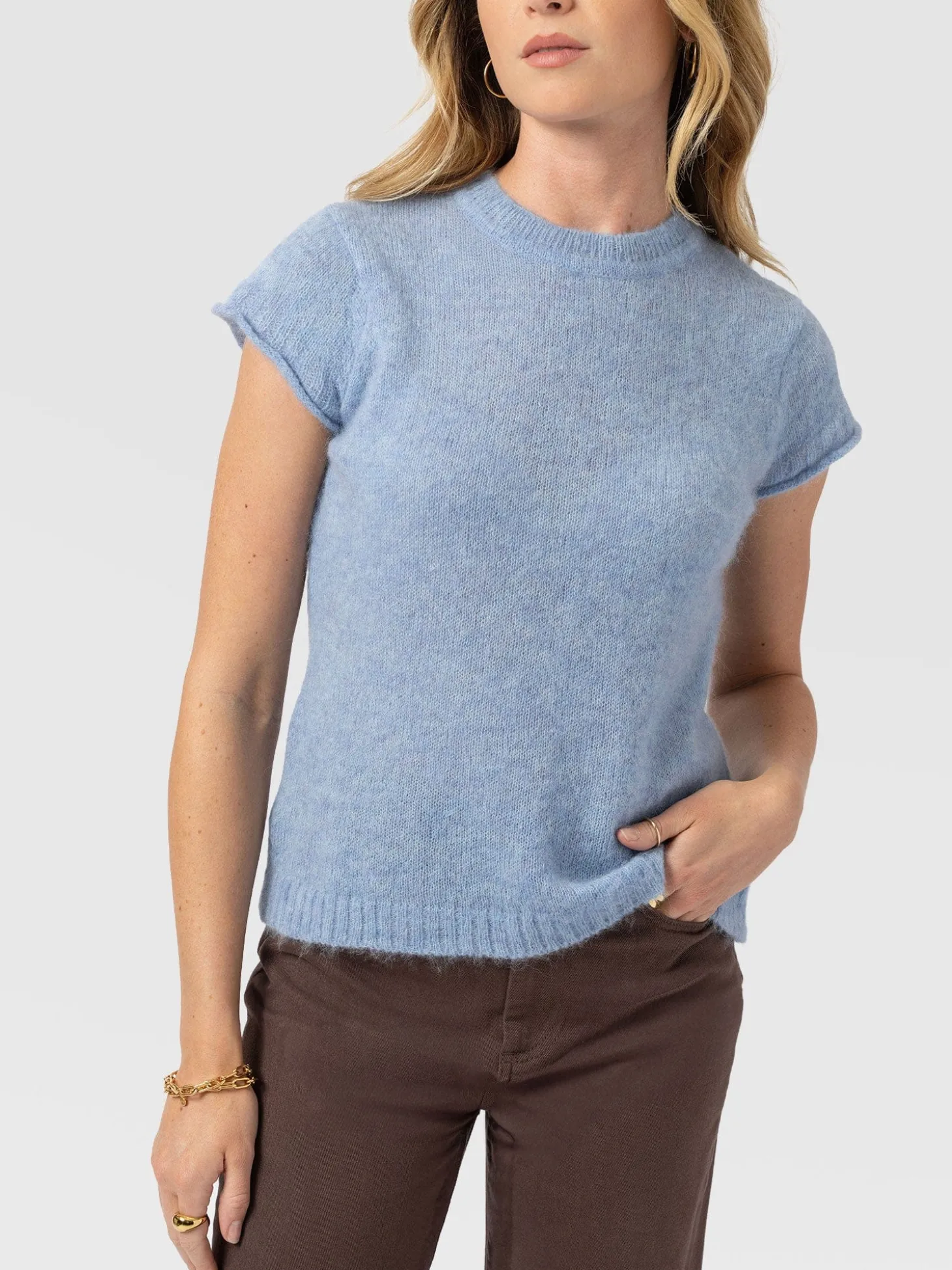 Ariella Baby Tee - Blue