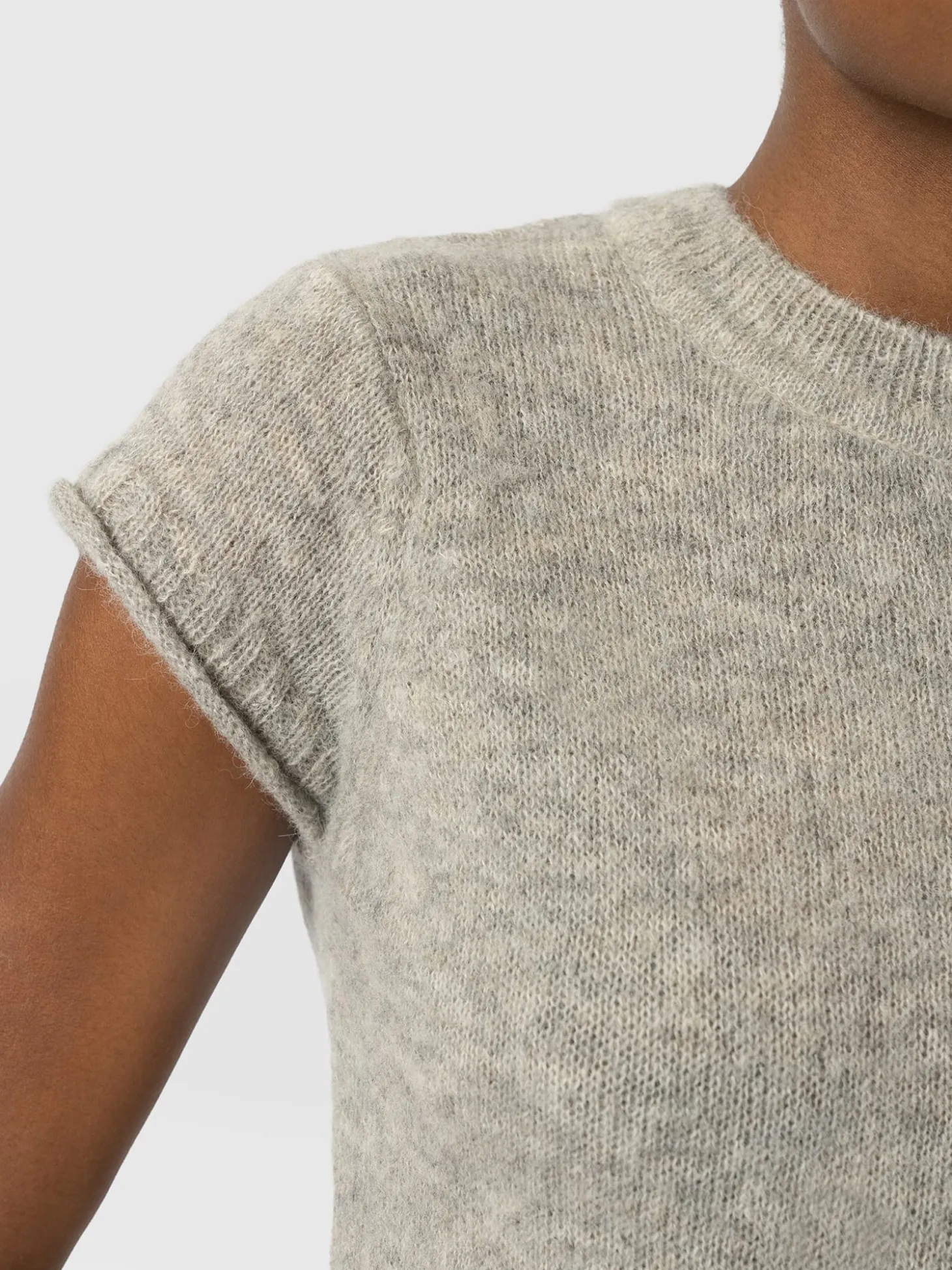 Ariella Baby Tee - Grey