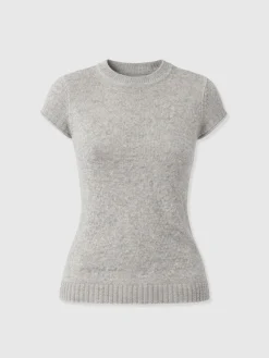 Ariella Baby Tee - Grey
