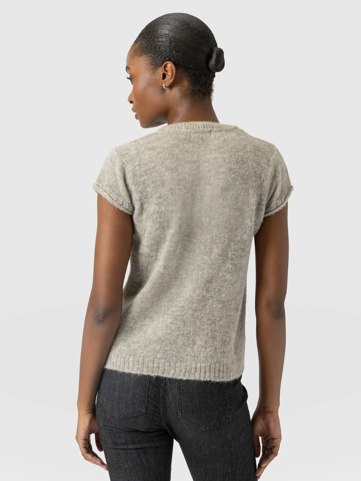 Ariella Baby Tee - Grey