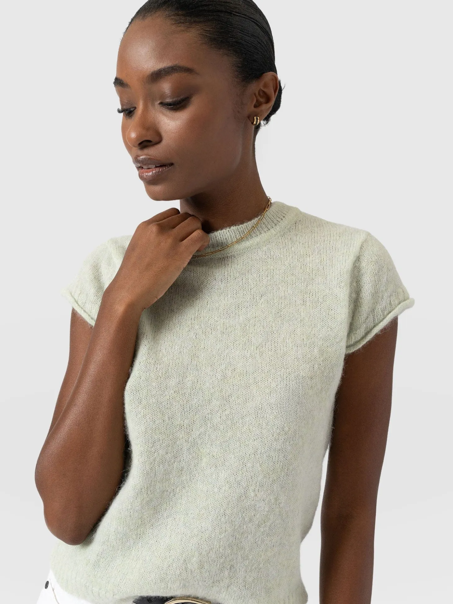 Ariella Baby Tee - Mint