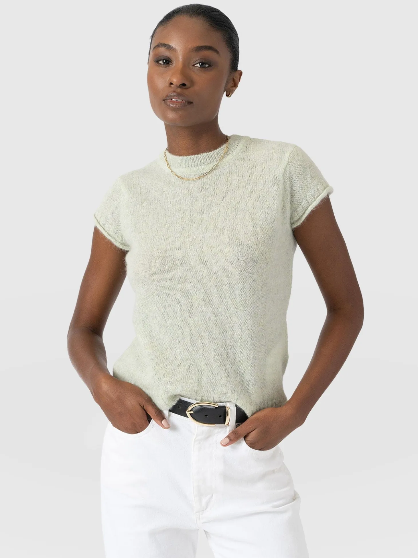 Ariella Baby Tee - Mint