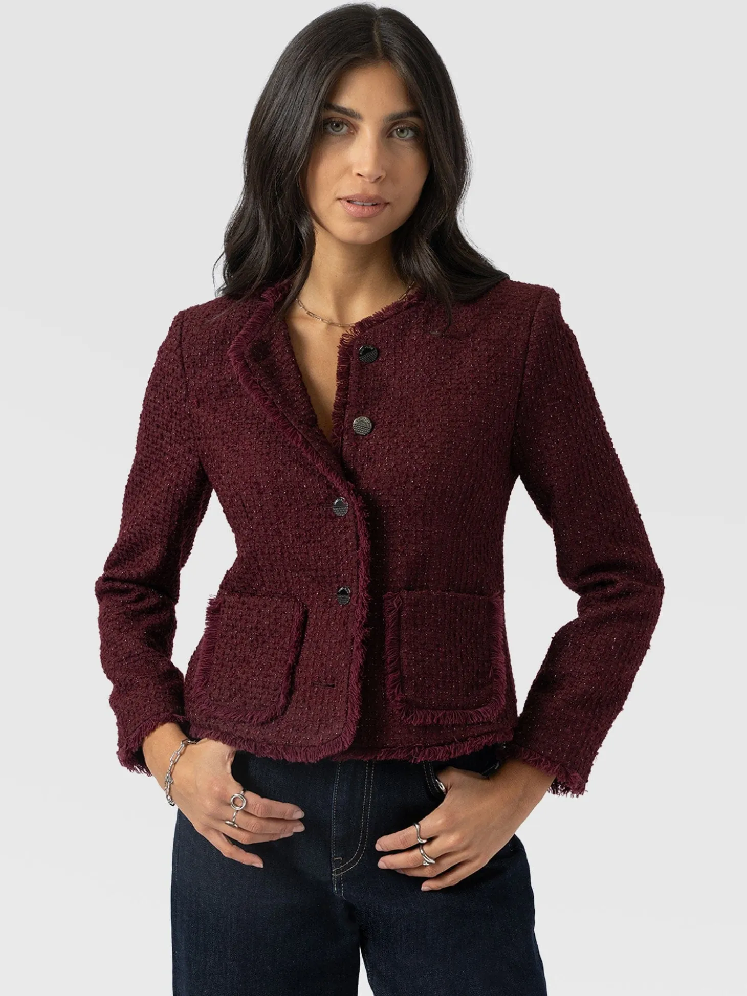 Ashby Jacket - Maroon