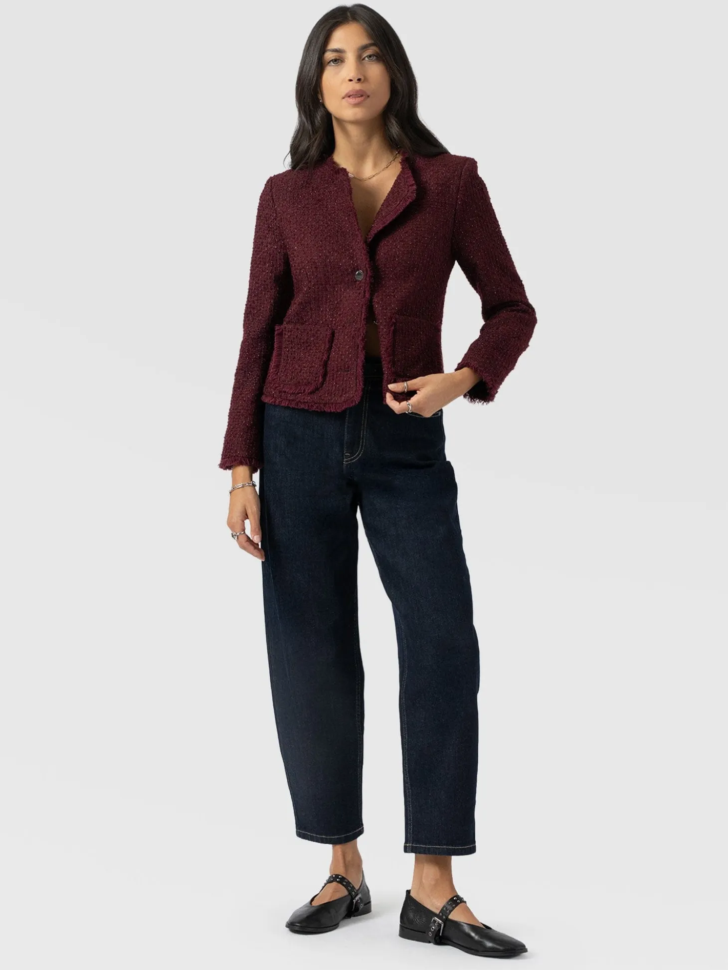 Ashby Jacket - Maroon