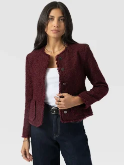 Ashby Jacket - Maroon