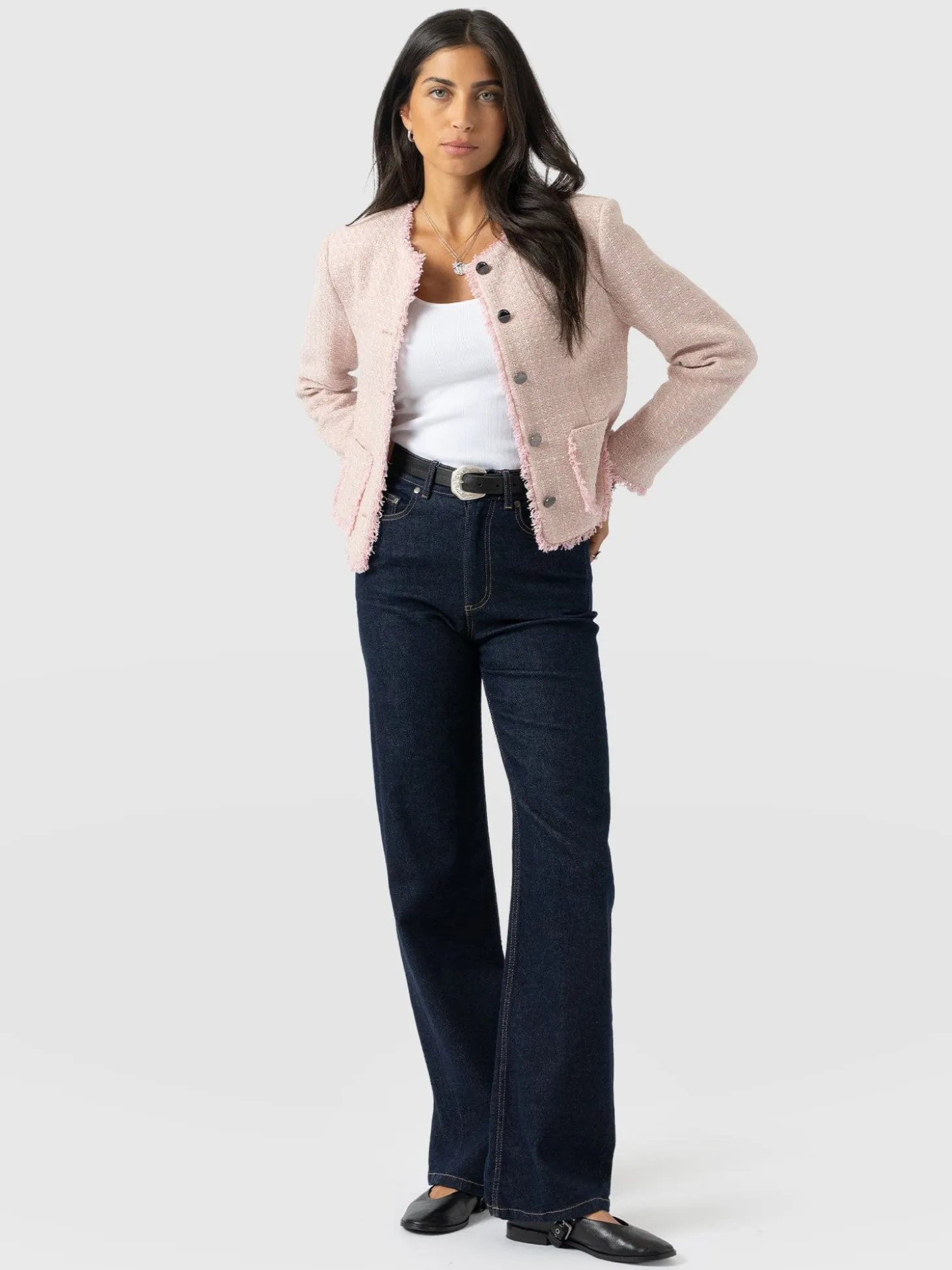 Ashby Jacket - Pale Pink