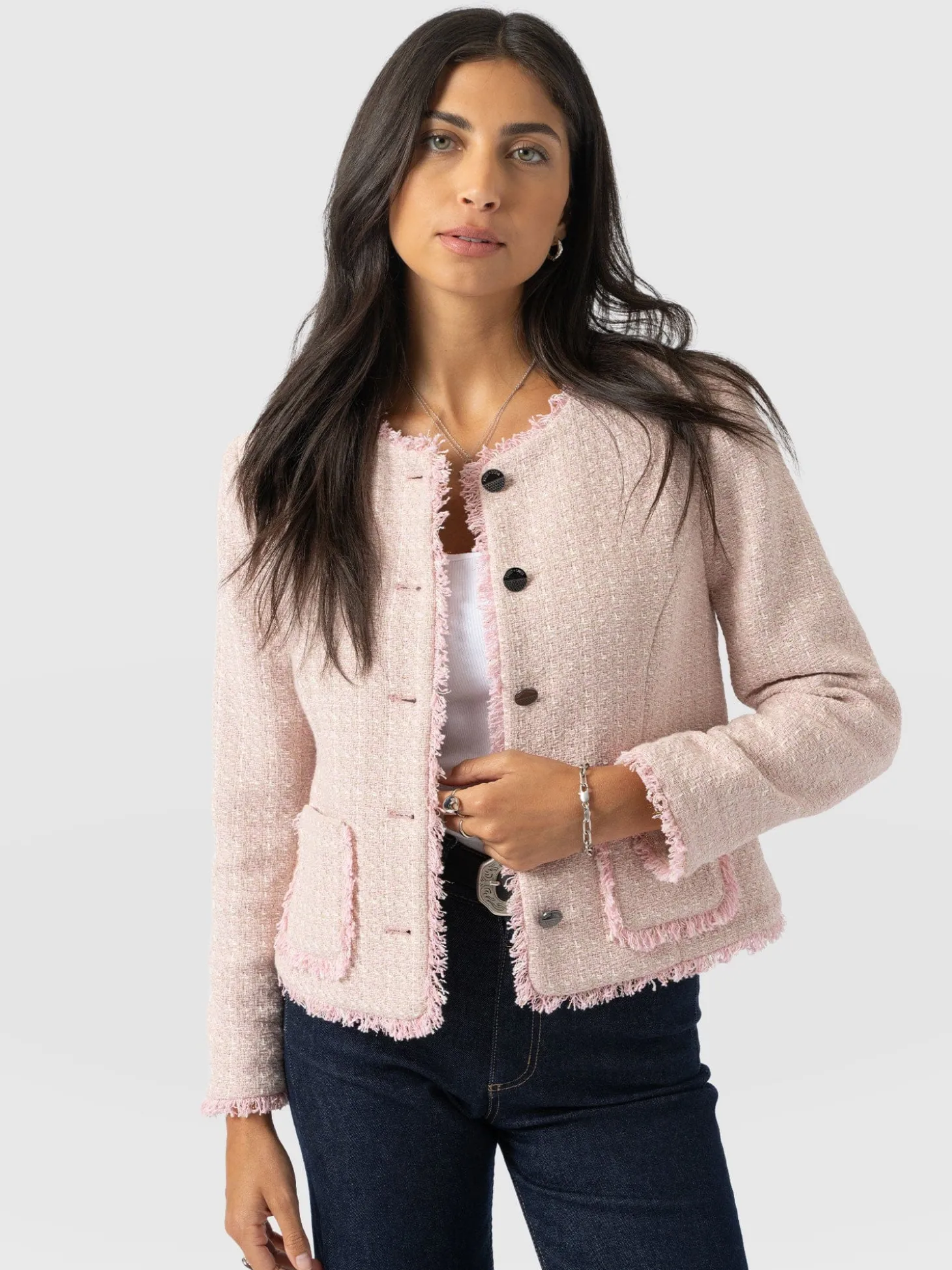 Ashby Jacket - Pale Pink