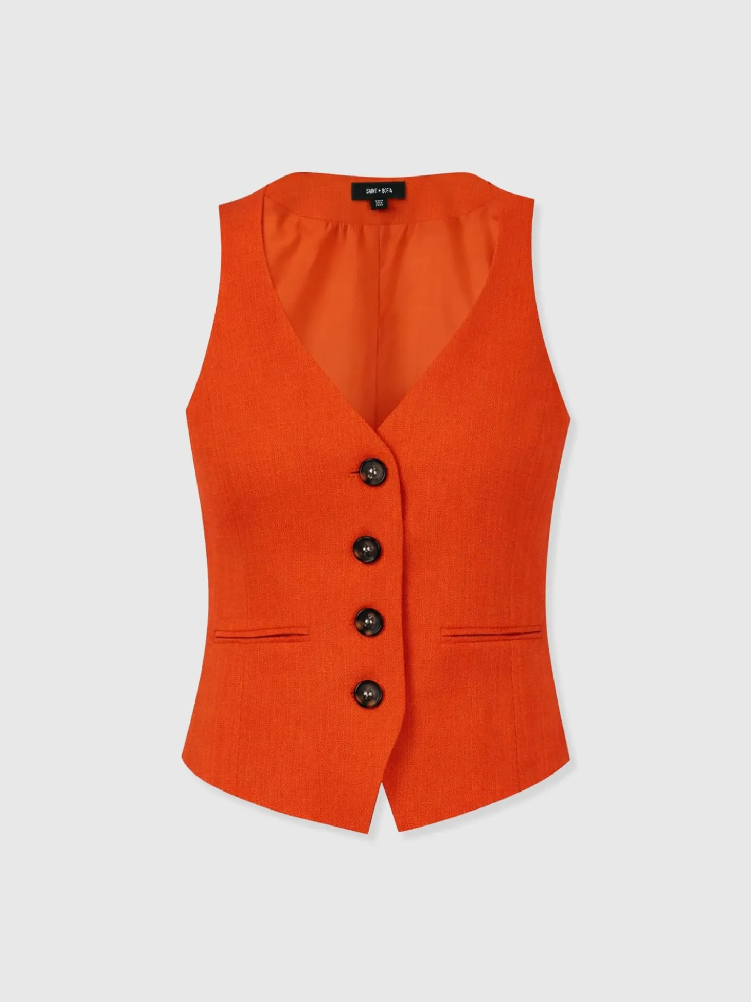 Astrid Waistcoat - Burnt Orange
