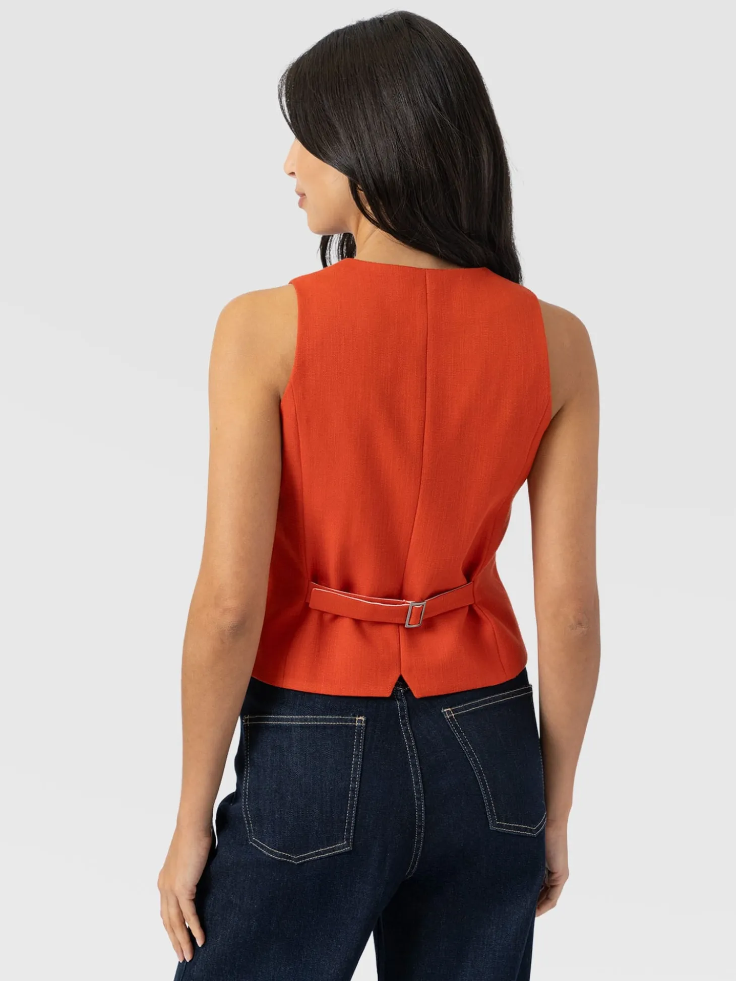Astrid Waistcoat - Burnt Orange