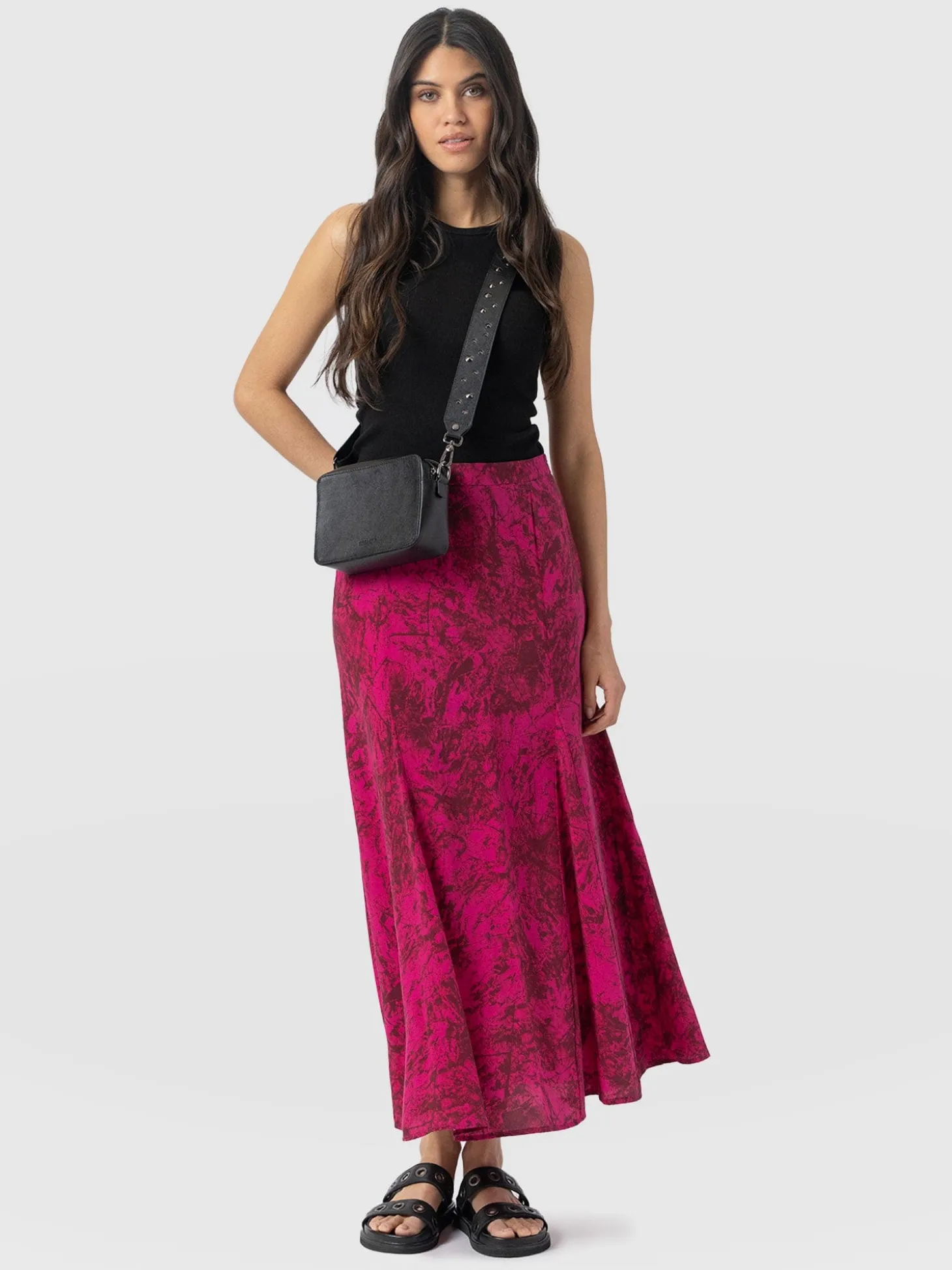 Audrey Skirt - Pink Marble