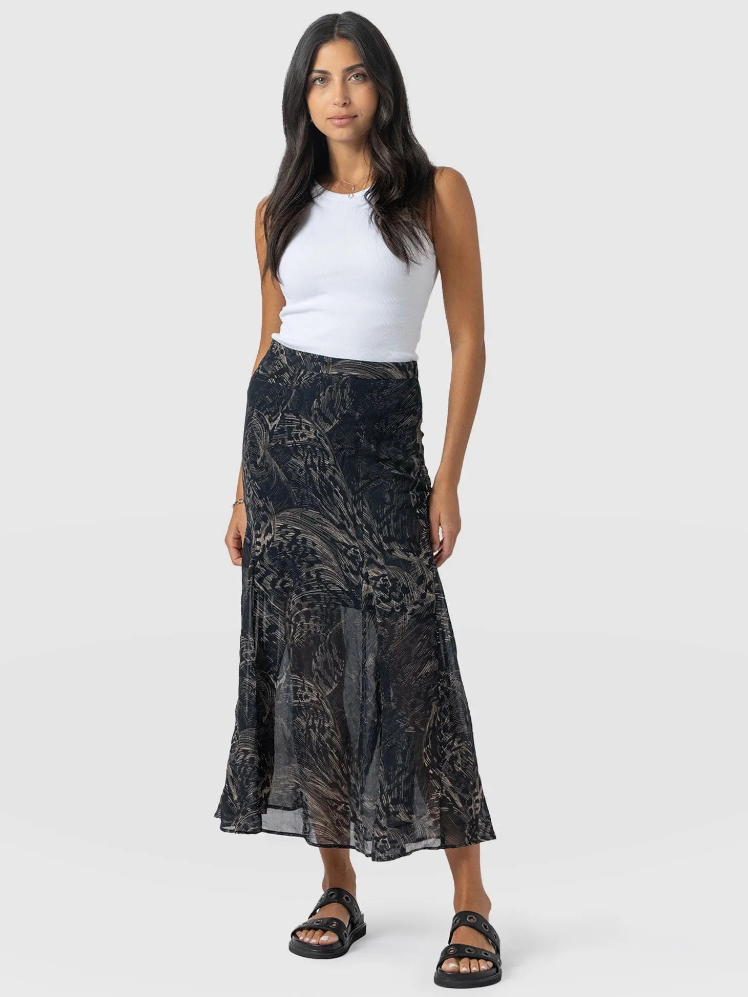 Audrey Skirt - Spot Feather