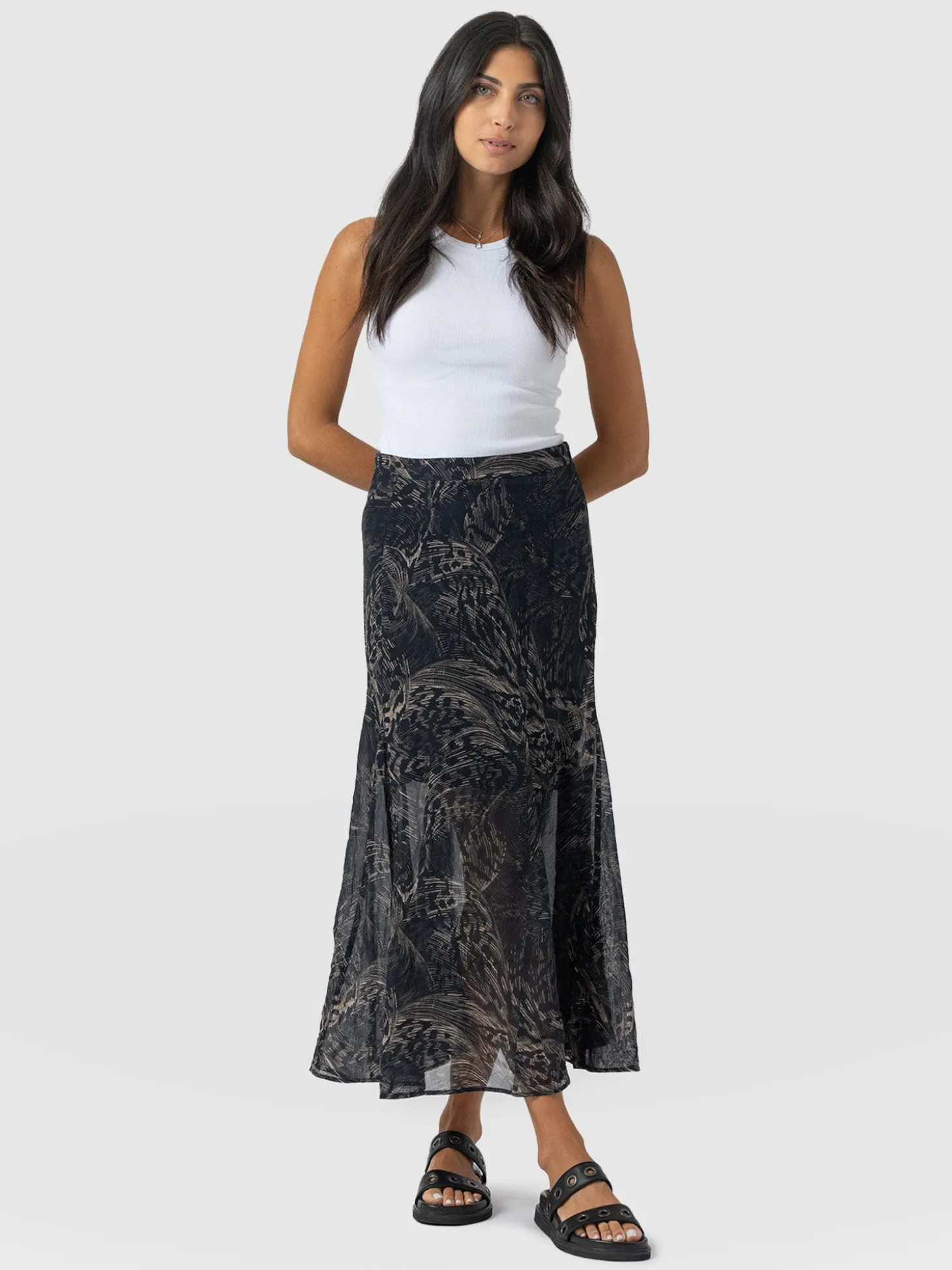 Audrey Skirt - Spot Feather