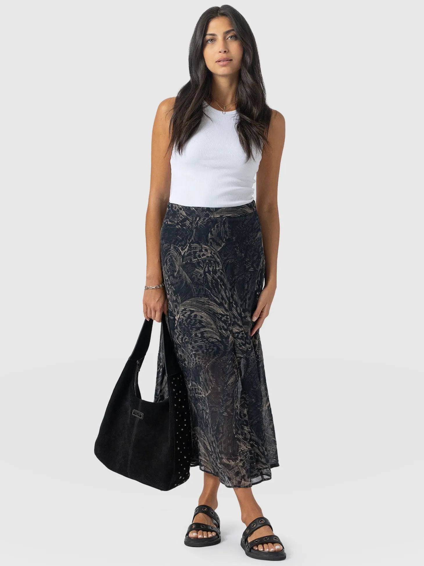 Audrey Skirt - Spot Feather