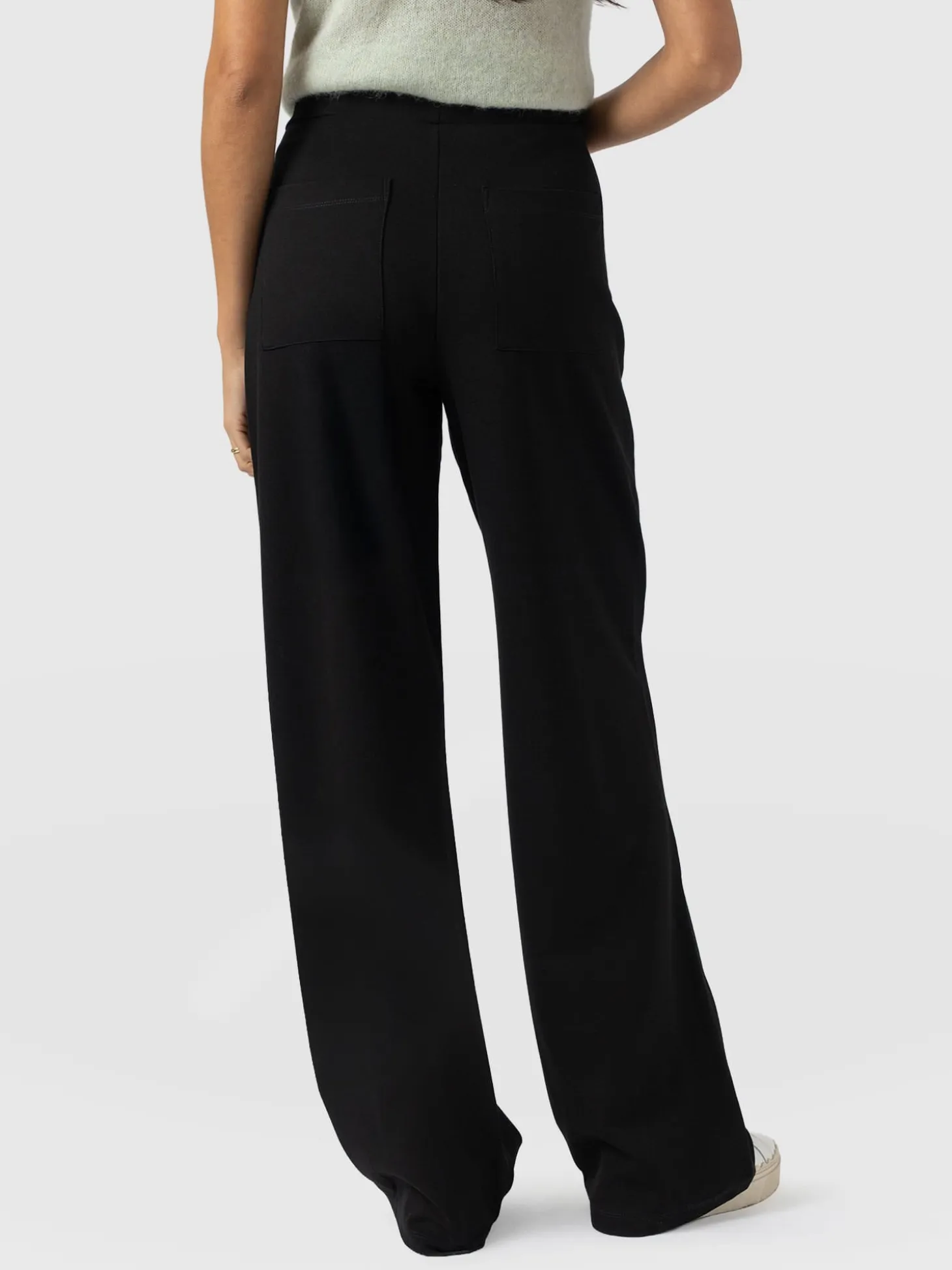 Averie Wide Leg Pant - Black
