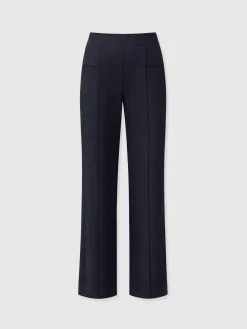 Averie Wide Leg Pant - Navy