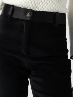 Axel Flared Pant - Black Velvet