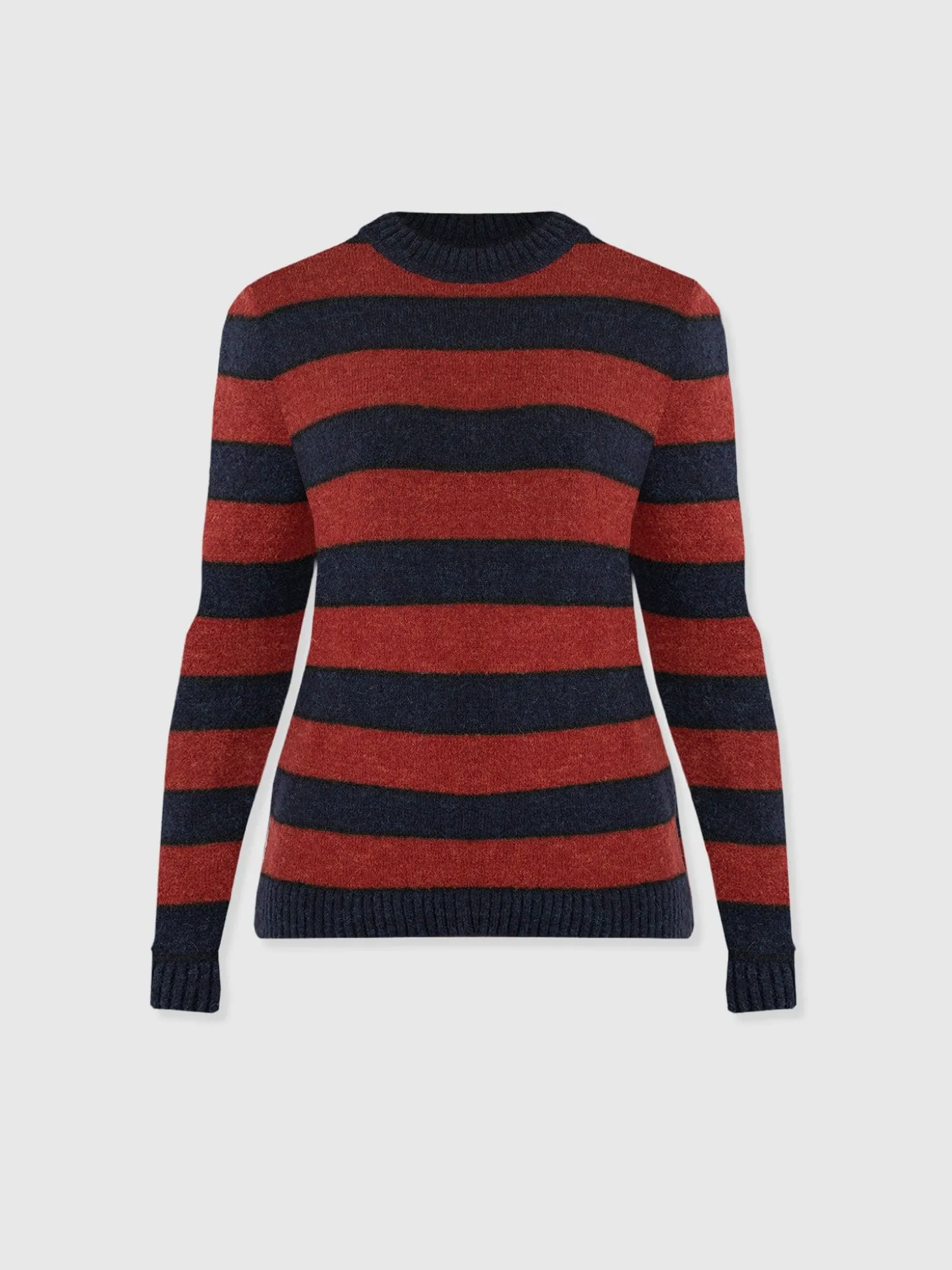 Azura Knit Sweater - Red/Navy
