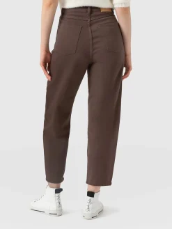 Barrel Leg Jean - Brown