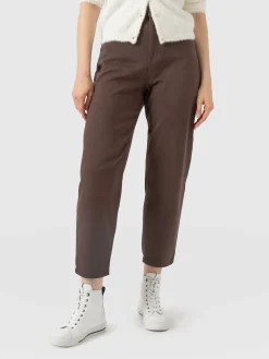 Barrel Leg Jean - Brown
