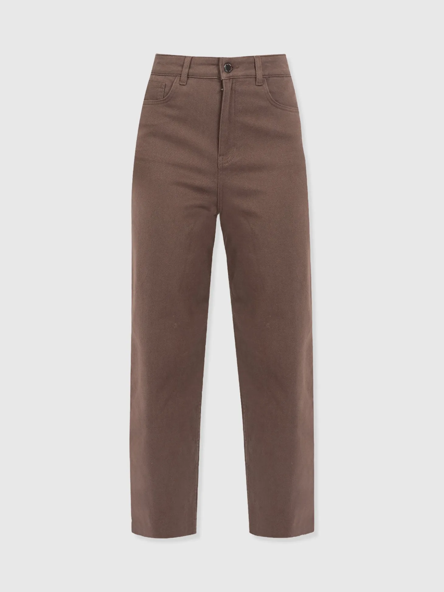 Barrel Leg Jean - Brown
