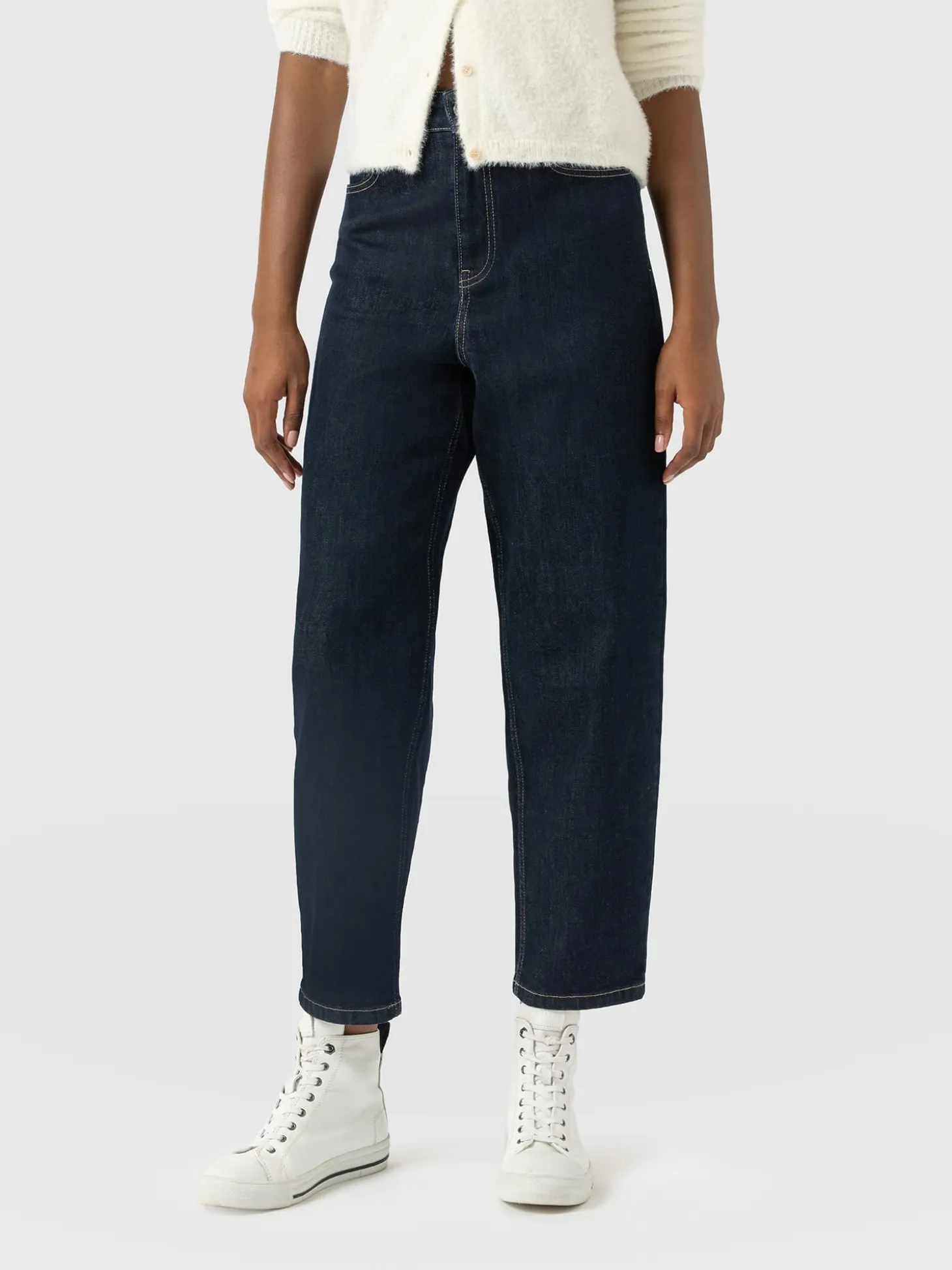 Barrel Leg Jean - Indigo