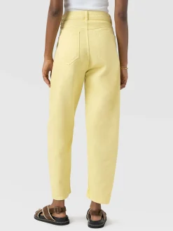 Barrel Leg Jean - Yellow