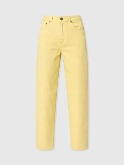 Barrel Leg Jean - Yellow