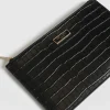 Beauty Pouch - Black Croc