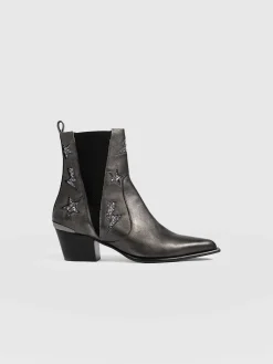 Billie Rock Boot - Gunmetal
