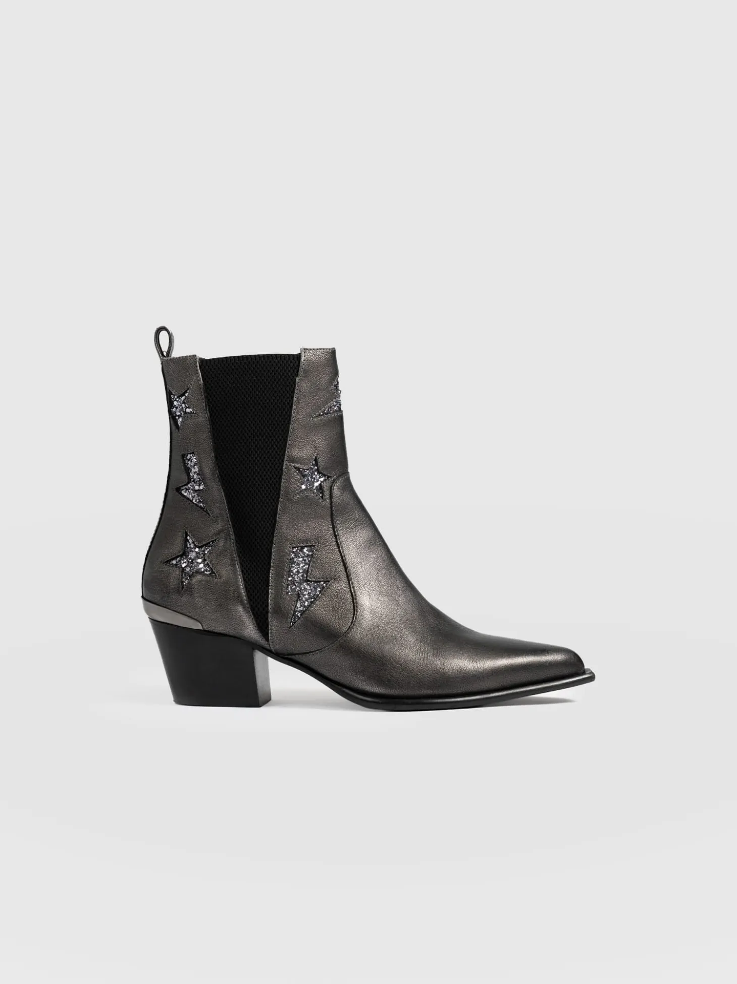 Billie Rock Boot - Gunmetal